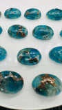 Apatite Cabochon 10x14 mm Size • Pack of 2 Pcs • AAA Quality  • Apatite Oval Cabochons