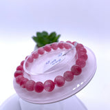 Rhodonite Bracelet 8 mm size Code# R3 • AAAA Quality • Natural Rhodonite Round Bracelet- Length 7.50 Inch