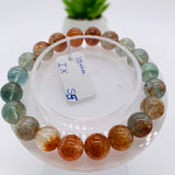 Sunstone Bracelet 10 mm size- Code #S5  -AAA Quality - Natural Sunstone Round Bracelet - Length 7.5 Inch