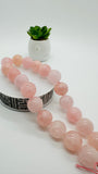 Morganite Round Beads 20 mm Size - CODE #M3- AAAA Quality- Rare Beads - Natural Morganite Beads Big Size- Length 40 cm