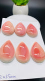 Queen Conch Shell Pear Cabs • 22x35 mm Size • Pack of 1 Pc • AAA Quality • Flat Back • Queen Conch Cabochons