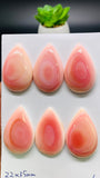 Queen Conch Shell Pear Cabs • 22x35 mm Size • Pack of 1 Pc • AAA Quality • Flat Back • Queen Conch Cabochons