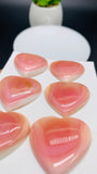 Queen Conch Shell Heart Cabs • 30 mm Size • Pack of 1 Piece • AAA Quality• Flat Back Queen Conch Cabochons