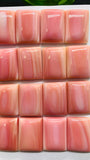 Queen Conch Shell Rectangle Cabs • 15x20 mm Size • Pack of 1 Pc • AAA Quality • Flat Back • Queen Conch Cabochons