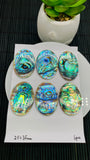 Abalone Shell Oval Cabs- 22x35 mm Size- Pack of 1 Pc - AAAA Quality- Natural Abalone Cabochons