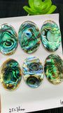 Abalone Shell Oval Cabs- 25x35 mm Size- Pack of 1 Pc - AAAA Quality- Natural Abalone Cabochons