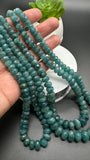 Grandidierite Faceted Roundel Beads- 5-10 mm size - 5A+ Quality - Length 17'' - Natural Grandidierite Rondelle Beads - Rare Beads