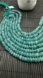 Grandidierite Faceted Roundel Beads - 5-11 mm size - Code G5 - 5A+ Quality - Length 17'' - Natural Grandidierite Rondelle Beads- Rare Beads