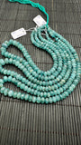 Grandidierite Faceted Roundel Beads- 5-11 / 6-11 mm size - 5A Quality - Length 17'' - Natural Grandidierite Rondelle Beads- Rare Beads