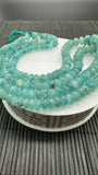 Grandidierite Faceted Roundel Beads- 5-10 mm size - 5A Quality - Length 17'' - Natural Grandidierite Rondelle Beads