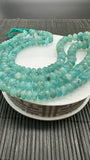 Grandidierite Faceted Roundel Beads- 5-10 mm size - 5A Quality - Length 17'' - Natural Grandidierite Rondelle Beads