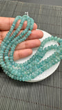 Grandidierite Faceted Roundel Beads- 5-10 mm size - 5A Quality - Length 17'' - Natural Grandidierite Rondelle Beads