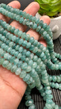 Grandidierite Faceted Roundel Beads- 5-10 / 6-11 mm size - 4A+ Quality - Length 17'' - Natural Grandidierite Rondelle Beads