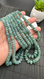 Grandidierite Faceted Roundel Beads - AAA Quality - Length 17'' - Natural Grandidierite Rondelle Beads- Rare Beads