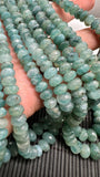 Grandidierite Faceted Roundel Beads - AAA Quality - Length 17'' - Natural Grandidierite Rondelle Beads- Rare Beads