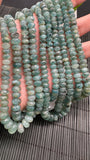 Grandidierite Faceted Roundel Beads- 6-10 / 6-12 mm size - AA+ Quality - Length 17'' - Natural Grandidierite Rondelle Beads