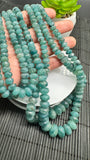 Grandidierite Faceted Roundel Beads - 6-12 mm size - Code G15- 4A+ Quality - Length 17'' - Natural Grandidierite Rondelle Beads