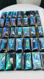 Abalone Shell Rectangle Cabs- 9x18 mm Size- Pack of 2 Pcs- AAAA Quality- Natural Abalone Cabochons