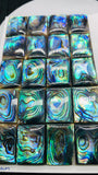 Abalone Shell Rectangle Cabs- 15x20 mm Size- Pack of 1 Pc- AAAA Quality-  Natural Abalone Cabochons