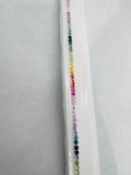 Multi Sapphire round cut 2.5 mm, - AAA Quality- Multi Sapphire for bracelet. 5.45 carat weight.