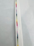 Multi Sapphire round cut 2.5 mm, - AAA Quality- Multi Sapphire for bracelet. 5.45 carat weight.