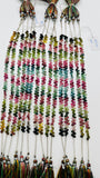 Tourmaline Drop Beads - 3.5x5.5 mm Size - AAA Quality - 6 Inch length - Natural Multi Tourmaline Briolette