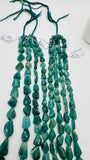 Grandidierite Faceted Nugget Beads • AAAA Quality • Length 8'' • Natural Grandidierite Freeform Beads