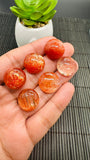 Sunstone Round Cabochon • 17 mm Size • Code A42 -A47 • 4A/ 3A Quality • Sunstone Round Cabs • Natural Sunstone Cabs