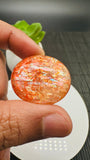 Sunstone Round Cabochon • 30.50 mm Size • Code A60 • AAAA Quality • Sunstone Round Cabs • Natural Sunstone Cabs