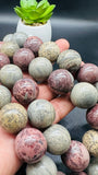 Grass Flower Agate Round Beads 20 MM - Length 40 cm - AAA Quality- Rare Available Beads - 100% Natural