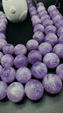Lavender Amethyst Round Beads 20 mm Size - Length 40 cm - AAA Quality- Rare Available Beads - 100% Natural