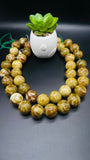 Green Serpentine Round Beads 20 MM - Length 40 cm - AAA Quality- Rare Available Beads - 100% Natural
