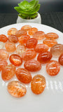 Sunstone Oval Cabochon • 8x12 mm Size • Pack of 2 Pcs • AAAA Quality • Natural Sunstone Cabs