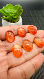 Sunstone Oval Cabochon • 12x16 mm Size •Code B1- B6 • AAAA Quality • Natural Sunstone Cabs
