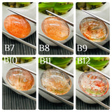 Sunstone Oval Cabochon • 12x16 mm Size • Code B7- B12 • AAA Quality • Natural Sunstone Cabs