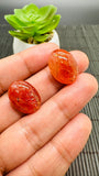 Sunstone Oval Cabochon • 14x19 mm Size • Code B19- B20  •  AAAA Quality • Natural Sunstone Cabs