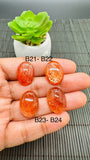 Sunstone Oval Cabochon • 15X20 mm Size • Code B21- B24 • AAAA Quality • Natural Sunstone Cabs