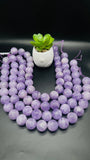 Lavender Amethyst Round Beads 20 mm Size - Length 40 cm - AAA Quality- Rare Available Beads - 100% Natural