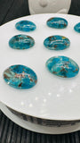 Apatite Cabochon 13x18 mm Size • Pack of 2 Pcs • AAA Quality • Apatite Oval Cabochons