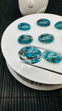 Apatite Cabochon 13x18 mm Size • Pack of 2 Pcs • AAA Quality • Apatite Oval Cabochons