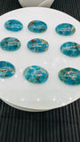 Apatite Cabochon 13x18 mm Size • Pack of 2 Pcs • AAA Quality • Apatite Oval Cabochons