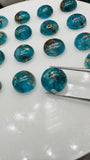 Apatite Cabochon 14 mm Size • Pack of 2 Pcs • AAA Quality  • Apatite Round Cabochons