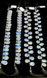 Moonstone Faceted Briolette • 4A Quality • Length 10 Inch • Moonstone Faceted Pear Briolette Beads