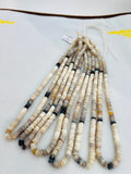 Australian Opal faceted Heishi Beads 6mm size, 16 Inch Strand- Australian opal Heishi/tyre shape , Flat thin slice shape