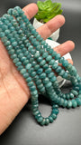 Grandidierite Faceted Roundel Beads- 5-10 mm size - 5A+ Quality - Length 17'' - Natural Grandidierite Rondelle Beads - Rare Beads