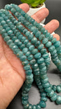 Grandidierite Faceted Roundel Beads- 5-10 mm size - 5A+ Quality - Length 17'' - Natural Grandidierite Rondelle Beads - Rare Beads