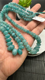 Grandidierite Faceted Roundel Beads- 6-11 mm size - 5A+ Quality - Length 17'' - Natural Grandidierite Rondelle Beads- Rare Beads