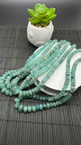 Grandidierite Faceted Roundel Beads - AAA Quality - Length 17'' - Natural Grandidierite Rondelle Beads- Rare Beads