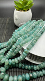 Grandidierite Faceted Roundel Beads - AAA Quality - Length 17'' - Natural Grandidierite Rondelle Beads- Rare Beads
