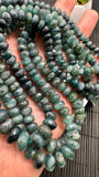 Grandidierite Faceted Roundel Beads - 6-10mm size- CODE G24 - AA+ Quality - Length 17'' - Natural Grandidierite Rondelle Beads